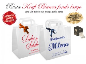 BUSTE TAKE AWAY DA ASPORTO BIANCHE